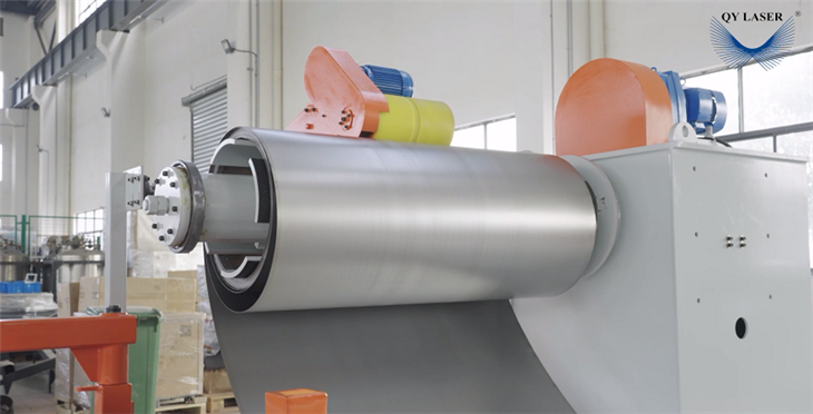 Double-head Coil Laser Cutting Line For Metal Sheet