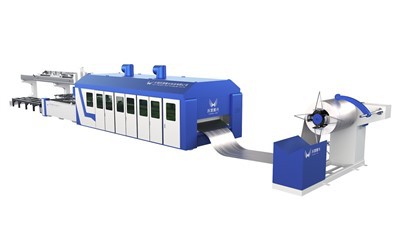 Cortadora automática por láser alimentada con bobina para bobinas de chapa metálica