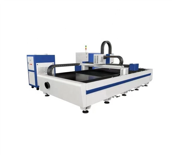 Single Table Cnc Metal Fiber Laser Cutting Machine