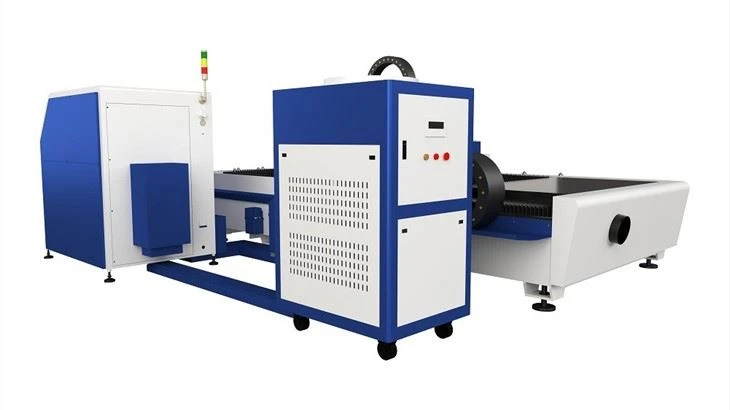 Single Table Cnc Metal Fiber Laser Cutting Machine