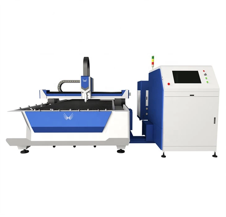 Single Table Cnc Metal Fiber Laser Cutting Machine