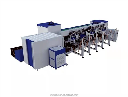 CNC Automatic Laser Cutter Manufacturer Square Round Ss Cs Tube Fiber Laser Tube Cutting Machine