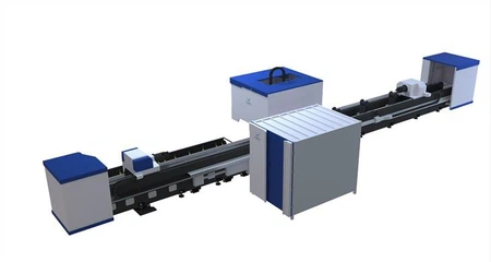 CNC Pipe/Tube Laser Cutting Machine Price Of Zero Tailing Wastage