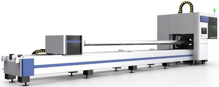 Less Tailing Wastage 2000W CNC Pipe Laser Cutting Machine 240mm Chuck
